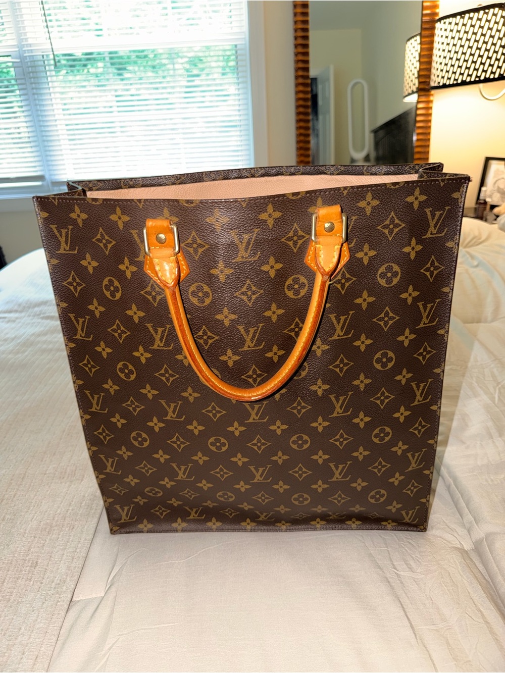 Louis Vuitton Monogram Sac Plat Tote - Picture 2 of 12